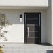 Ever Spring LED 22 inch Black Outdoor Wall Sconce