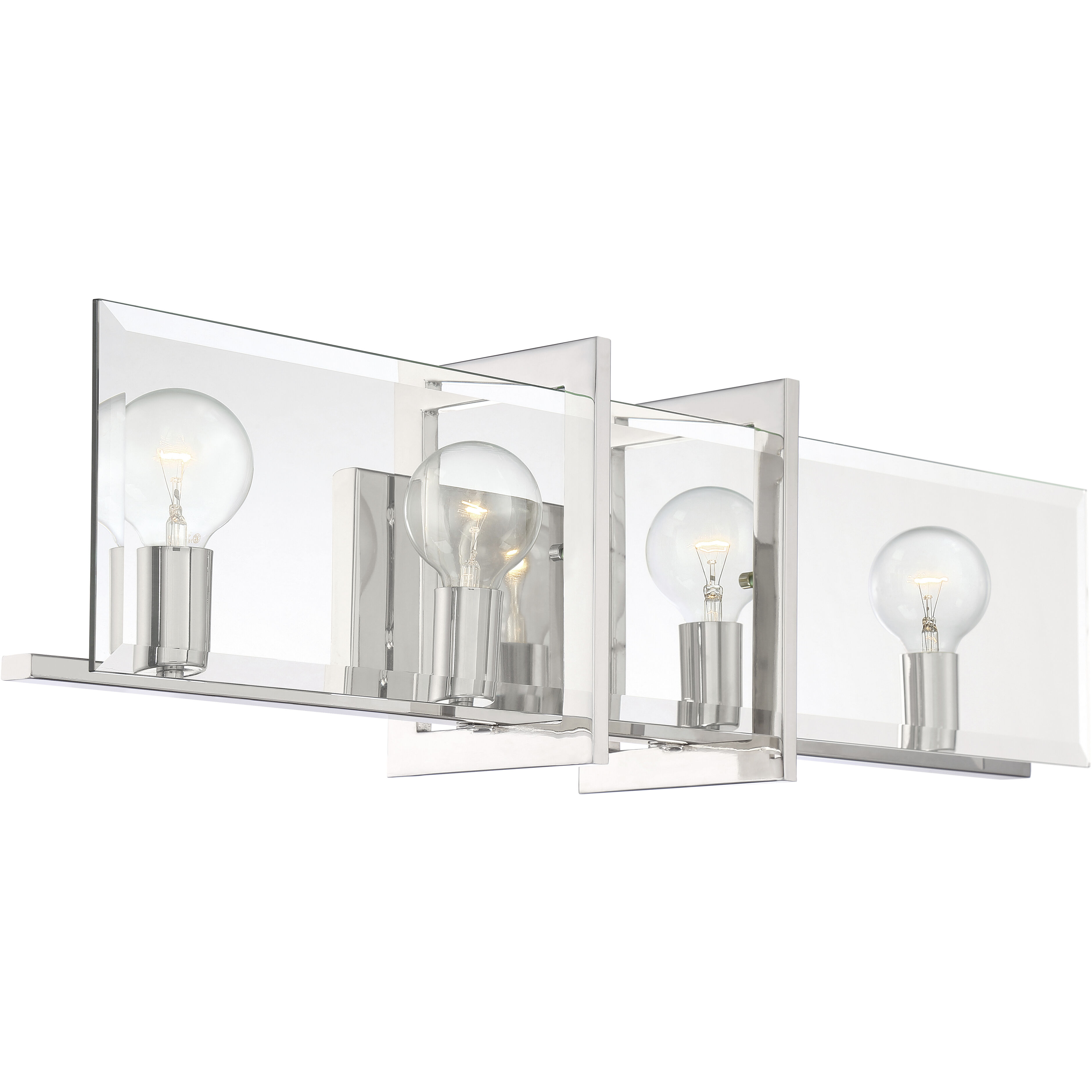 Ethan 4 Light 32.25 inch Polished Nickel Bath Light Wall Light