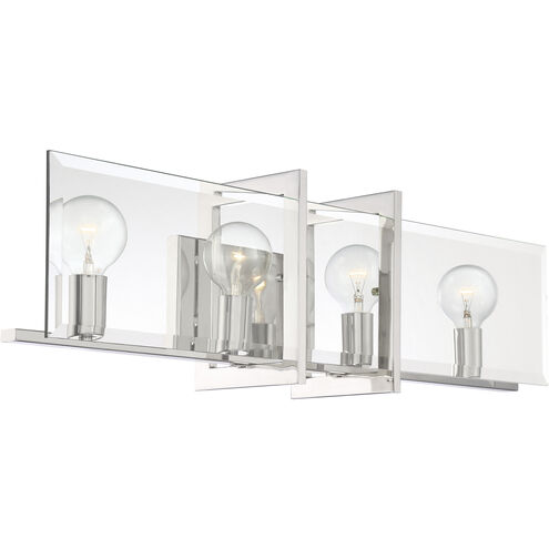 Ethan 4 Light 32.25 inch Polished Nickel Bath Light Wall Light