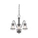 Darby 3 Light 18 inch Weathered Iron Chandelier Ceiling Light