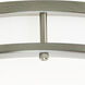 EnviroLite LED 16 inch Brushed Nickel Flush Mount Ceiling Light