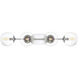 Welton 4 Light 32 inch Chrome Bath Light Wall Light
