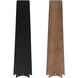 Cassini 52 inch Matte Black with Reversible Matte Black/Sepia Brown Blades DC Smart Fan