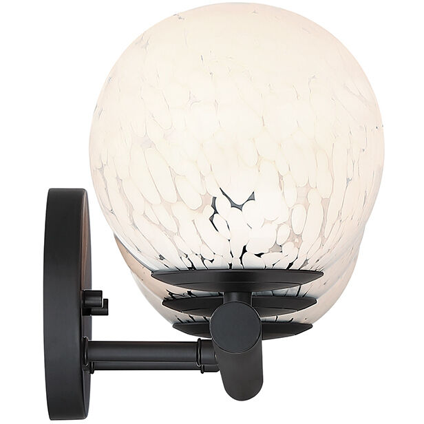 Crown Heights 3 Light 25 inch Matte Black Vanity Light Wall Light in White