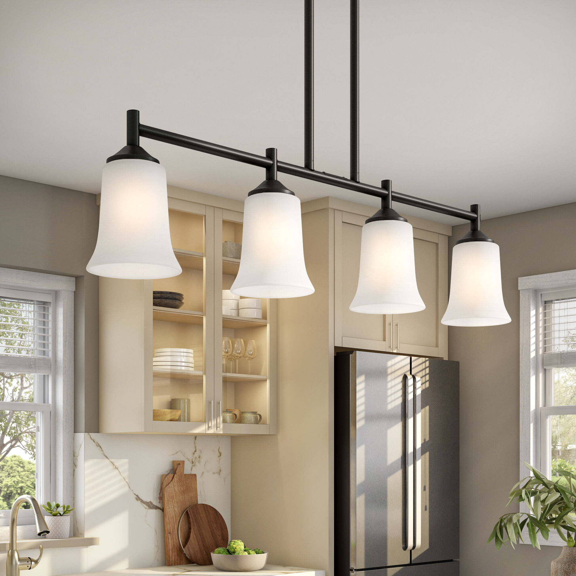 Designers Fountain D278M-IS-MB Bronson 4 Light 34 inch Matte