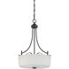 Cassina 3 Light 16.25 inch Biscayne Bronze Pendant Ceiling Light