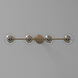 Knoll 4 Light 33 inch Brushed Gold Island Pendant Ceiling Light
