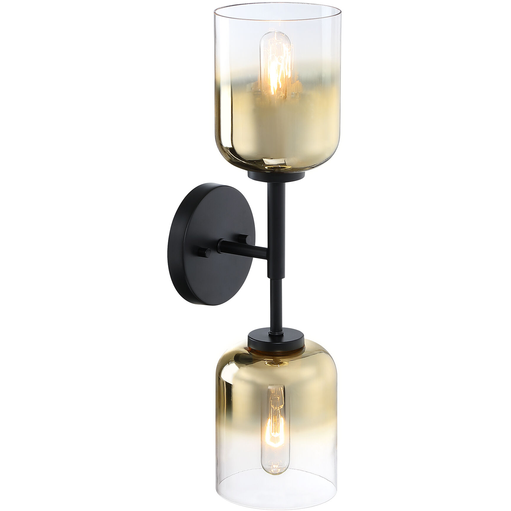 Gatsby 2 Light 5.25 inch Matte Black Wall Sconce Wall Light