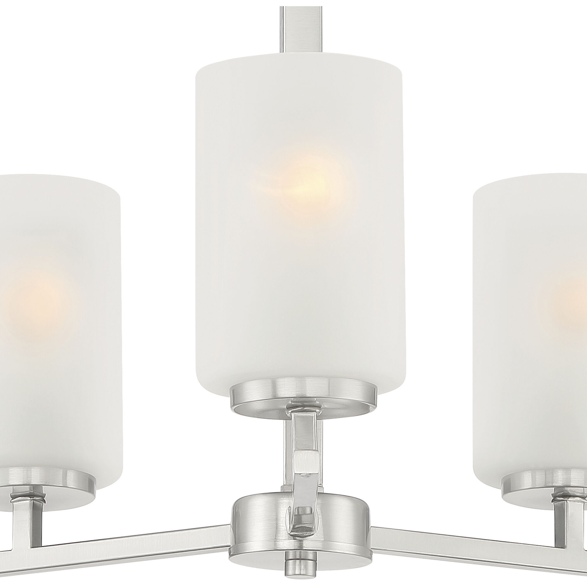 Carmine 3 Light 16 inch Brushed Nickel Chandelier Ceiling Light