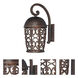 Amherst 1 Light 21 inch Burnt Umber Outdoor Wall Lantern