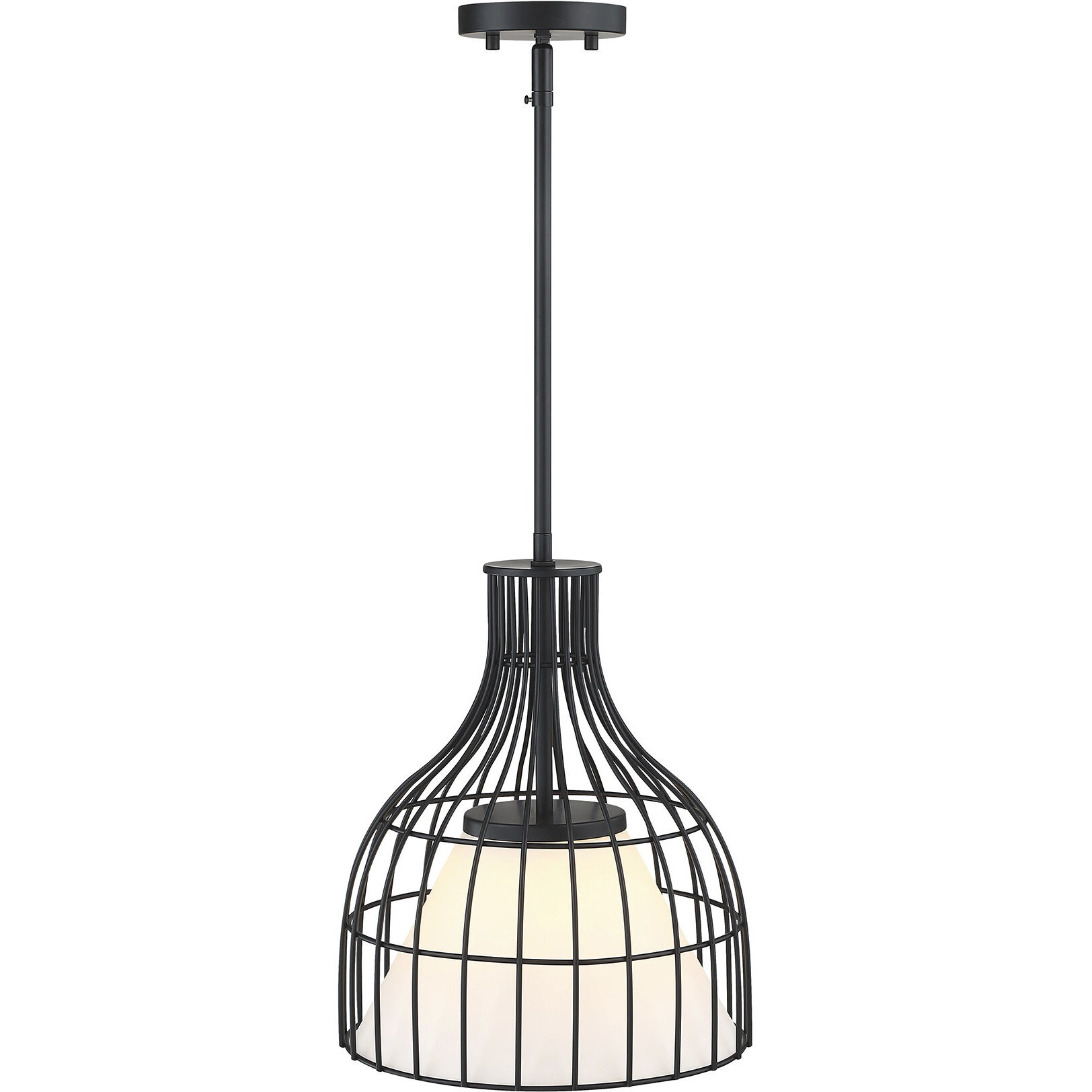 Evensong LED 12 inch Matte Black Pendant Ceiling Light