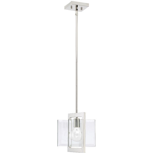Ethan 1 Light 8.25 inch Polished Nickel Mini Pendant Ceiling Light