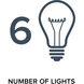 Fina Linear Chandelier Ceiling Light
