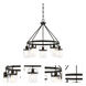 Jaxon 5 Light 28 inch Oil Rubbed Bronze Chandelier Ceiling Light