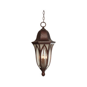 Berkshire 4 Light 11 inch Burnished Antique Copper Outdoor Hanging Lantern