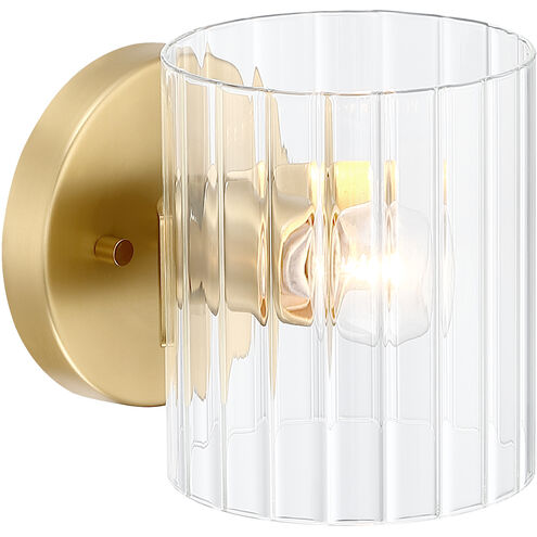 Aries 1 Light 5 inch Brushed Gold Wall Sconce Wall Light