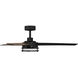 Cassini 52 inch Matte Black with Reversible Matte Black/Sepia Brown Blades DC Smart Fan
