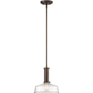 Carson 1 Light 10.75 inch Satin Copper Bronze Pendant Ceiling Light