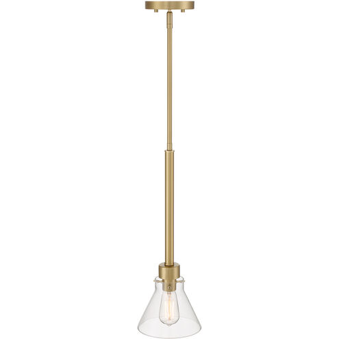 Willow Creek 1 Light 7 inch Brushed Gold Pendant Ceiling Light
