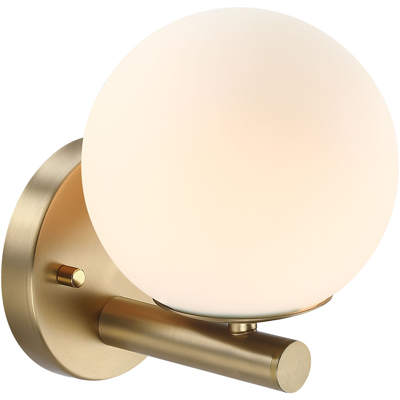Crown Heights 1 Light 6 inch Brushed Gold Wall Sconce Wall Light in Etched