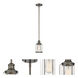 Anson 1 Light 5 inch Satin Copper Bronze Mini Pendant Ceiling Light