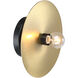 Harmoni 1 Light 9 inch Matte Black Wall Sconce Wall Light