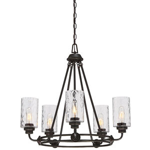 Gramercy Park 5 Light 26 inch Old English Bronze Chandelier Ceiling Light