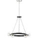 Huxton 6 Light 21 inch Black Chandelier Ceiling Light