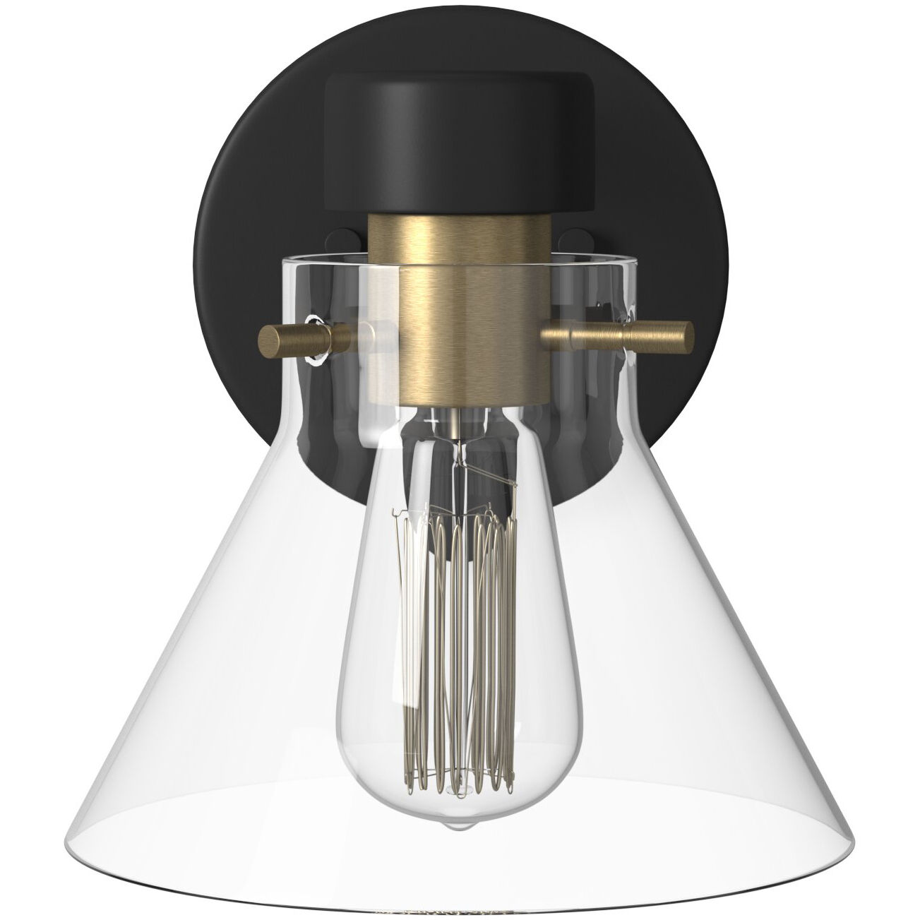 Willow Creek 1 Light 9 inch Matte Black Bath Bar Wall Light