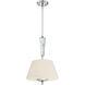 Lusso 2 Light 13.25 inch Chrome Inverted Pendant Ceiling Light
