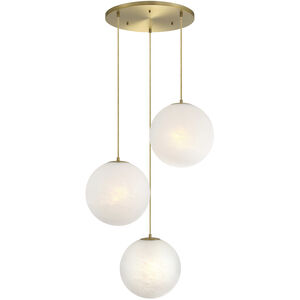 Pixie LED 30 inch Brushed Gold Chandelier Ceiling Light