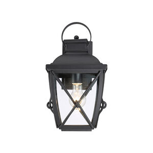 Belmont 1 Light 15 inch Black Outdoor Wall Lantern 