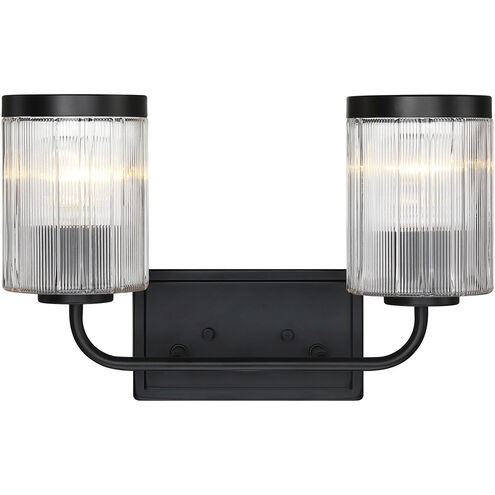 Aspen LED 16 inch Matte Black Vanity Wall Light