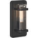 Pearl Street 1 Light 12 inch Black Exterior Wall Lantern