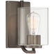 Liam 1 Light 5 inch Satin Copper Bronze Wall Sconce Wall Light
