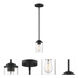Jedrek 1 Light 4 inch Black Mini Pendant Ceiling Light