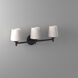 Darcy 3 Light 25 inch Oil Rubbed Bronze Bath Bar Wall Light