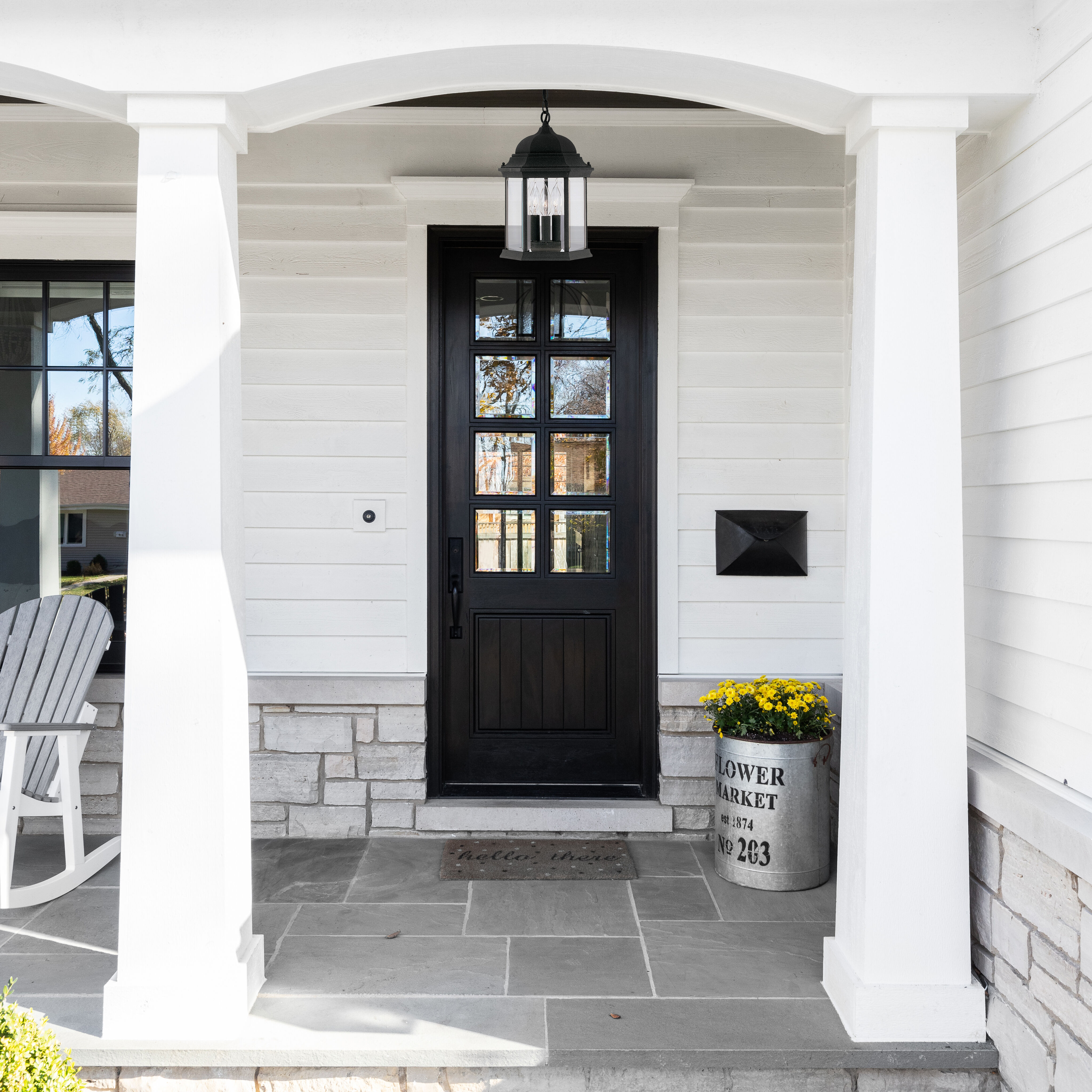 Devonshire 3 Light 24 inch Black Outdoor Post Lantern