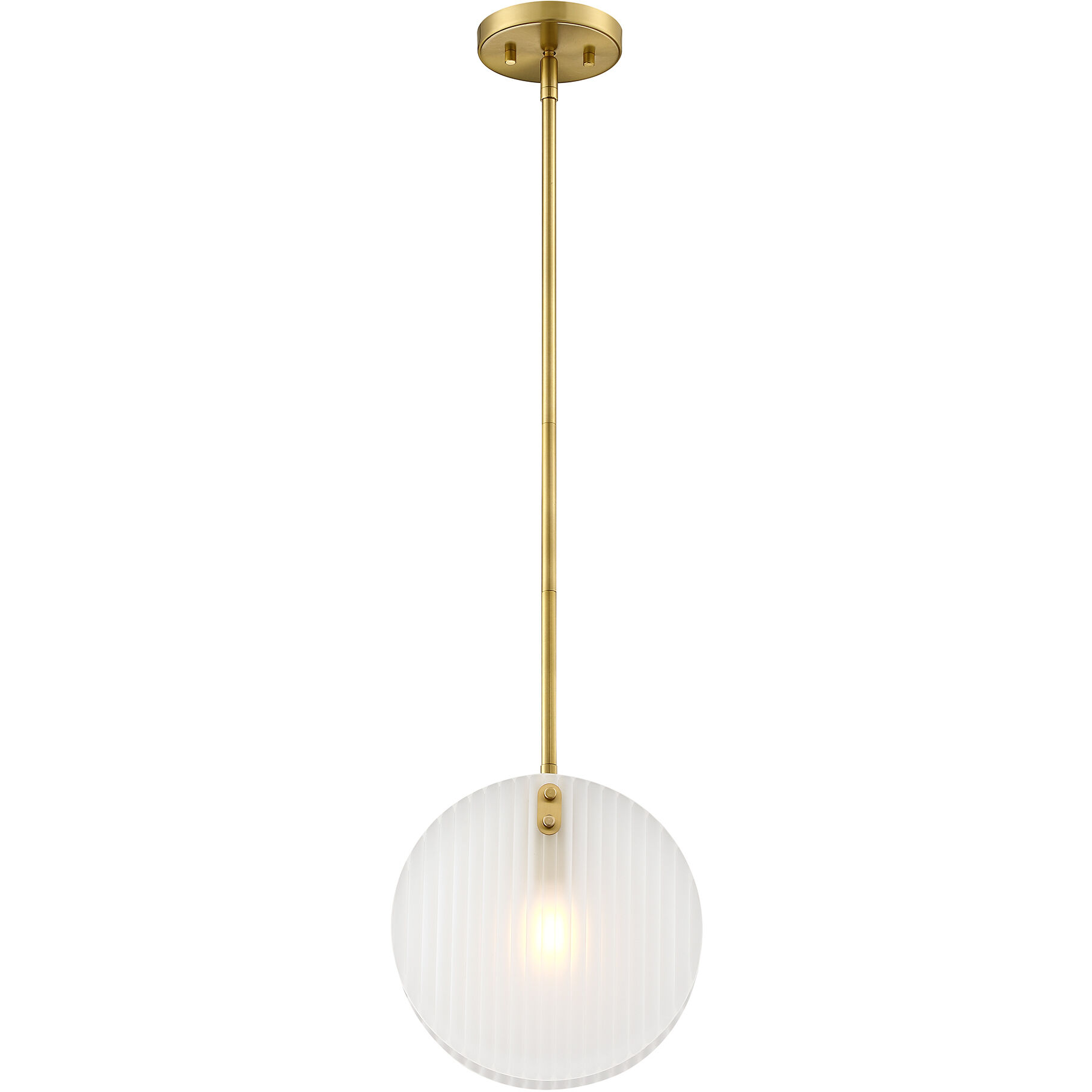 Sky Fall 1 Light 10 inch Brushed Gold Pendant Ceiling Light