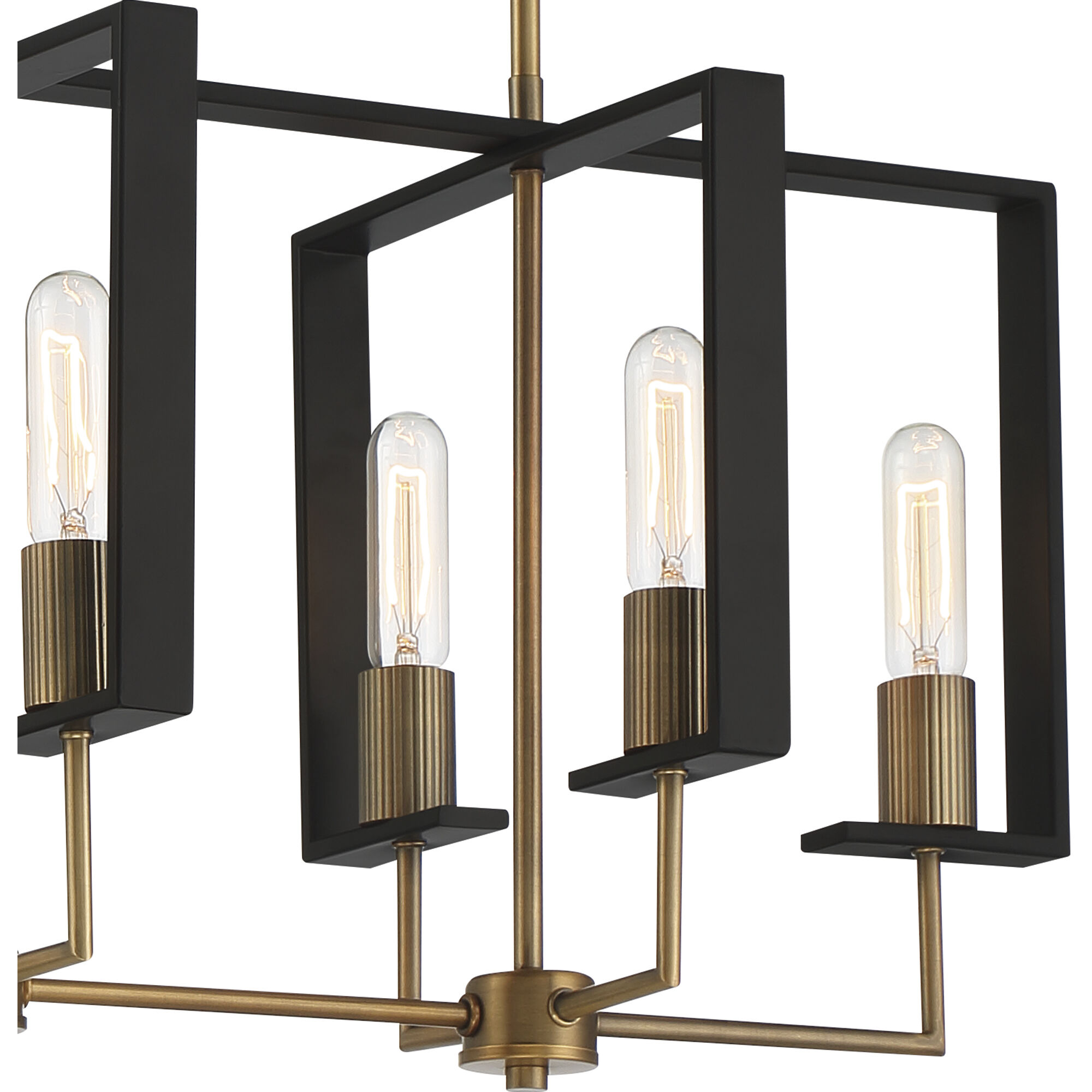 Chicago PM 8 Light 38 inch Old Satin Brass Island Light Ceiling Light