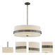 Garrett 4 Light 24.25 inch Weathered Iron Pendant Ceiling Light
