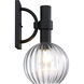 Fernwood LED 16 inch Black Outdoor Wall Sconce