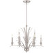 Grand Plazza 9 Light 28 inch Satin Platinum Chandelier Ceiling Light