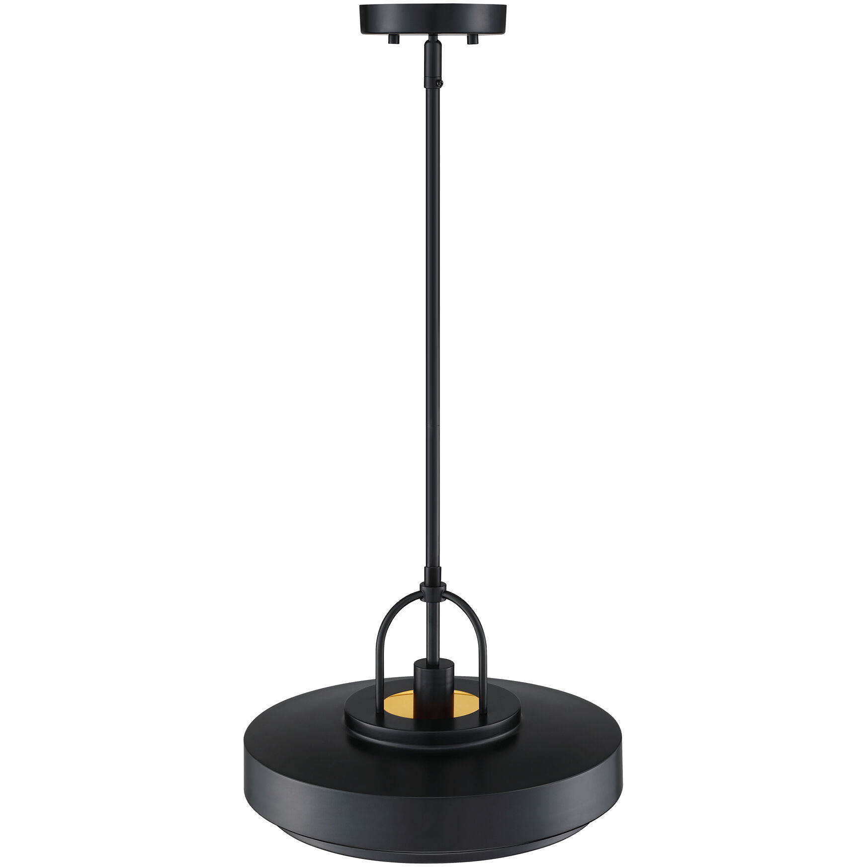 Odea 1 Light 14 inch Matte Black Pendant Ceiling Light