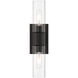 Anton 2 Light 4.5 inch Matte Black Wall Sconce Wall Light