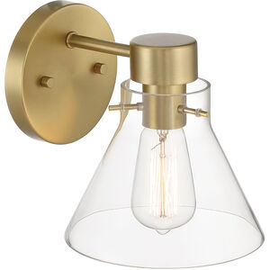 Willow Creek 1 Light 8.75 inch Brushed Gold Vanity Light Wall Light