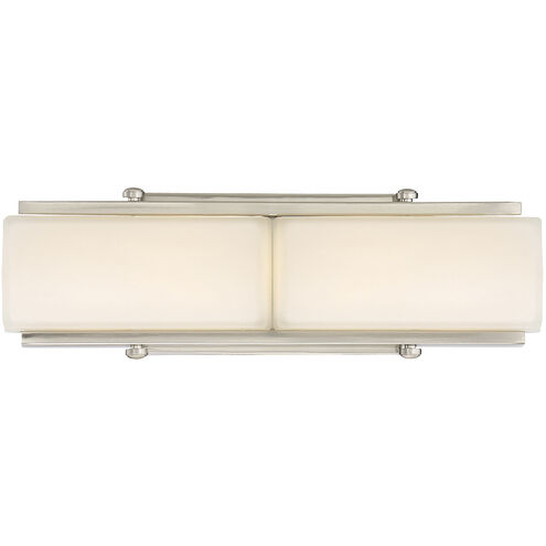 Rowan LED 15 inch Satin Platinum Bath Light Wall Light