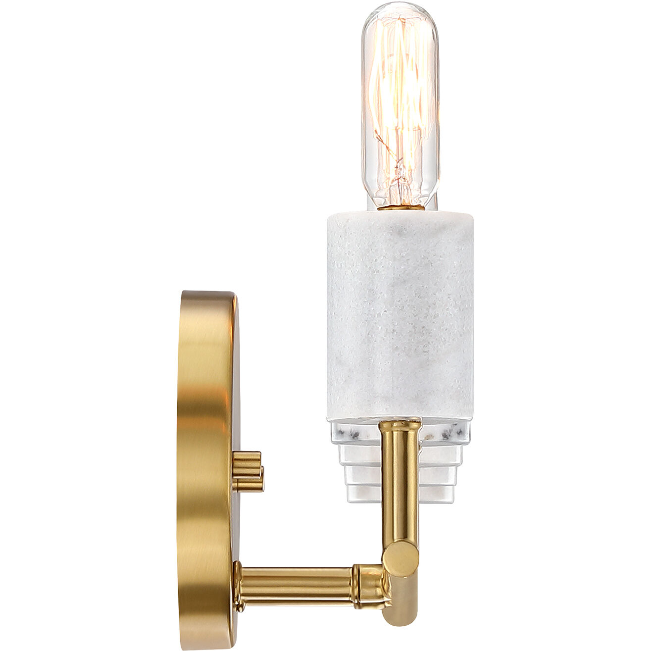 Star Dust 5 Light 24.25 inch Brushed Gold Vanity Light Wall Light