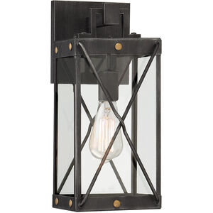 Shady Glen 1 Light 17 inch Weathered Pewter Outdoor Wall Lantern