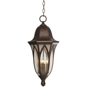 Berkshire 4 Light 11 inch Burnished Antique Copper Outdoor Hanging Lantern